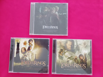 Taru Sormusten Herrasta trilogia Soundtrack levyt (3kpl)