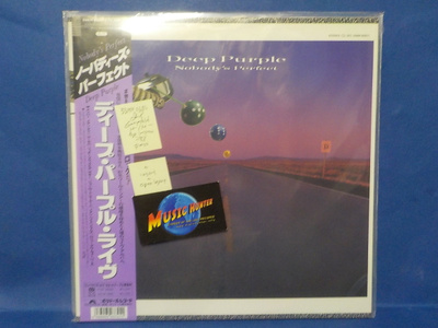 DEEP PURPLE - NOBODYS PERFECT M-/M- 1ST JAPAN -88 PRESS 2LP