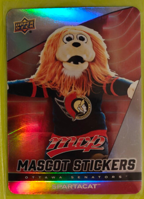 Spartacat 2025-26 UD MVP Mascot Stickers