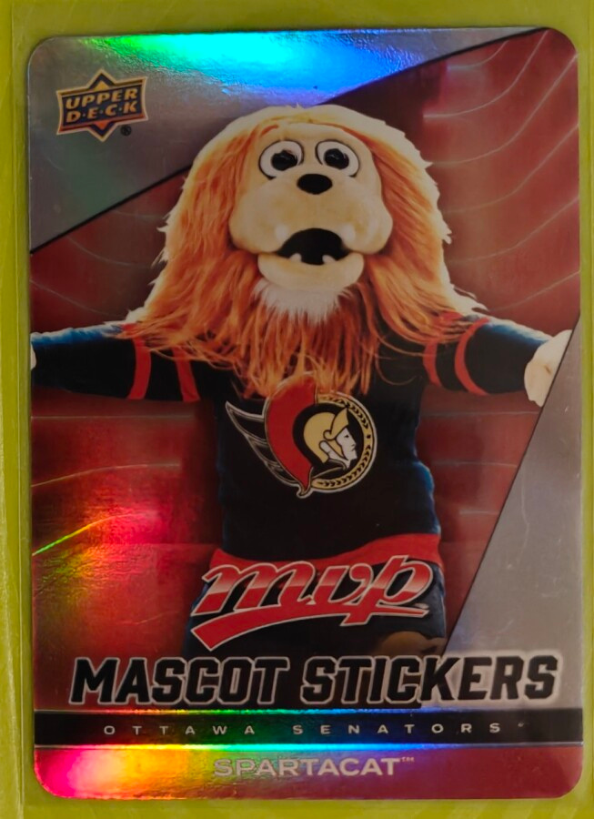 Spartacat 2025-26 UD MVP Mascot Stickers