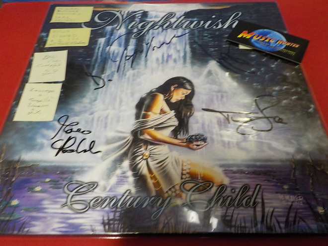 NIGHTWISH - CENTURY CHILD FULLY SIGNED EX+/M- 2LP