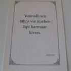Voimallinen tahto....  kulkematon - pikkukuva 1