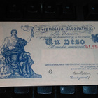 Argentiina 1 Peso 1948-51 P257 SG UNC - pikkukuva 1