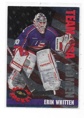 1994 Classic Ice Hockey Women Hockey #W40 Erin Whitten , USA