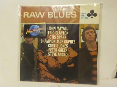 VARIOUS - RAW BLUES EX-/EX UK 1967 LP