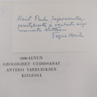 Tapio Horila : 1800-luvun geologiset uudissanat Antero Va... - pikkukuva 3