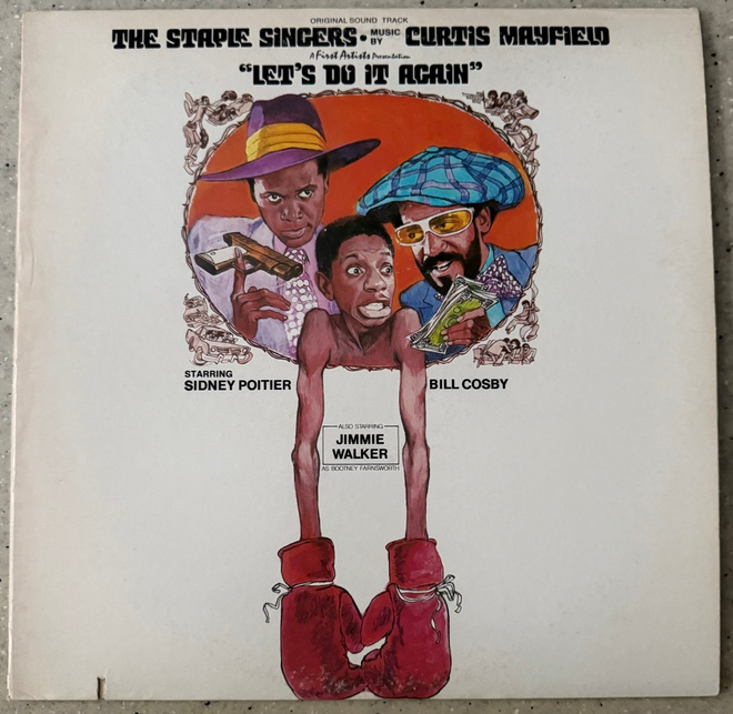 [LP] CURTIS MAYFIELD & THE STAPLE SINGERS: LET’S DO IT AGAIN
