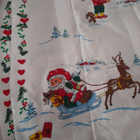 Perinteiset jouluverhot puuvillaa, koko 100 x 105 cm - pikkukuva 3
