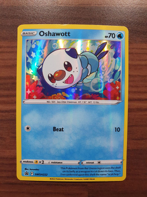 Pokemon Oshawott SWSH222 holo