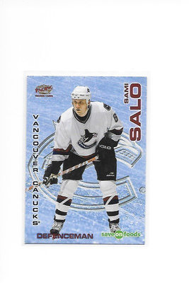 2003-04 Vancouver Canucks TeamIssue #24 Sami Salo TPS