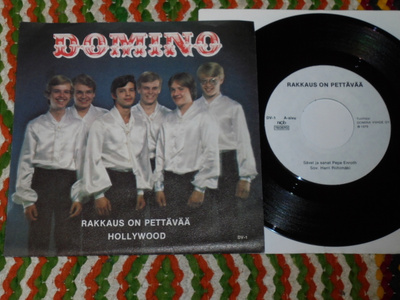 7" DOMINO - Rakkaus On Pettävää - single 1979 MINT-