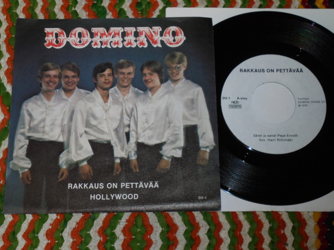 7" DOMINO - Rakkaus On Pettävää - single 1979 MINT-