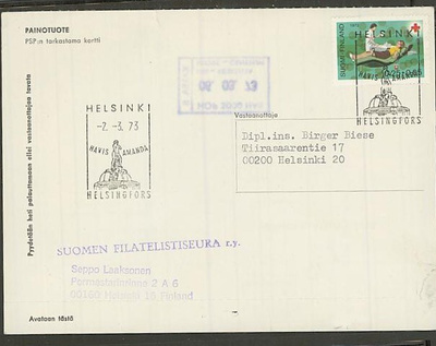 Havis Amanda matkailuleima painotuotteella 1973