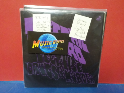 ELECTRIC WIZARD - LEGALISE DRUGS & MURDER M-/M- UK -2012 7"