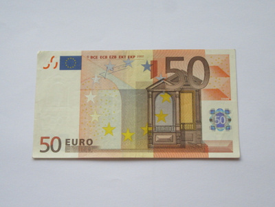 Harvinaisempi 50€ Saksa seteli