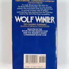 Clare Francis : Wolf Winter - pikkukuva 2