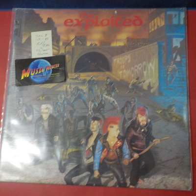 THE EXPLOITED - TROOPS OF TOMORROW EX/EX+ LP UK SEP.7 -82