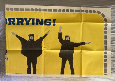 The Beatles. Help. Elokuvajuliste 1/4. "Six sheet poster".