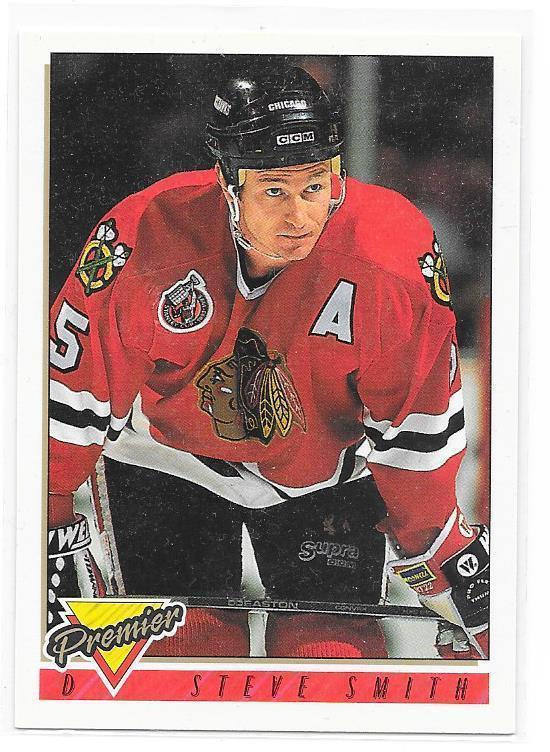1993-94 Topps Premier #39 Steve Smith Chicago Blackhawks