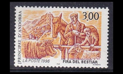 Andorra Fr 502 ** Karjamarkkinat (1996)
