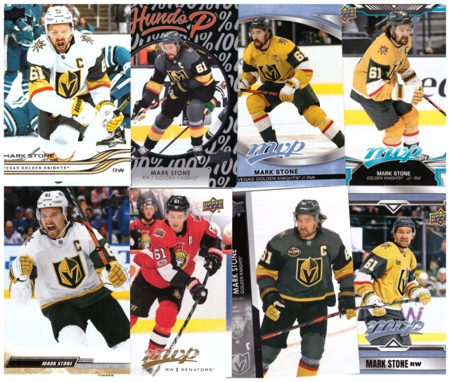 8 x MARK STONE Golden Knights