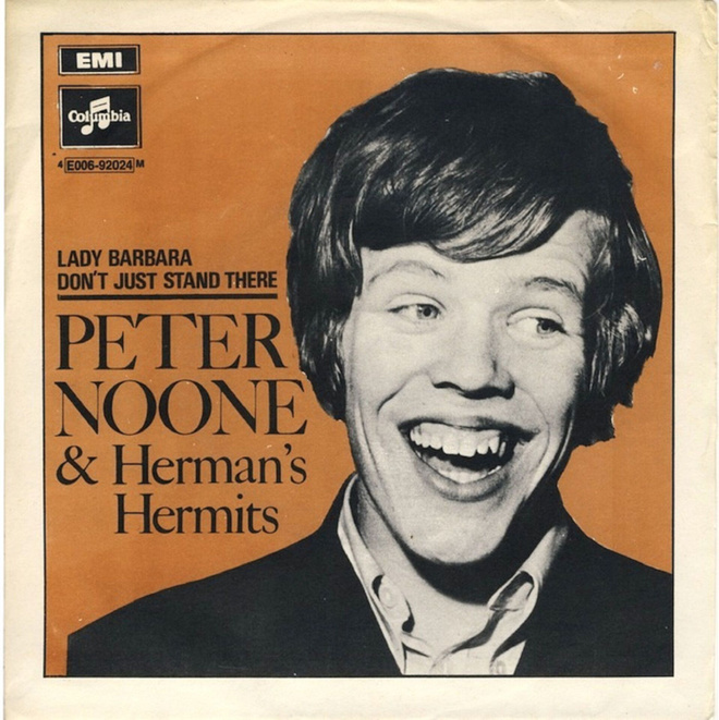 HERMAN'S HERMITS: Lady Barbara / Don't Just Stand There 7"