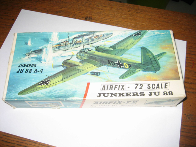 AIRFIX JUNKERS JU 88 LAATIKKO -EI HV-