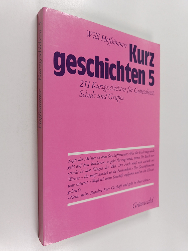 Willi Hoffsummer : Kurzgeschichten 5 - 211 Kurzgeschichte...