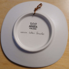 Arabian seinälautanen "puna-apila", design Esteri Tomula. - pikkukuva 2