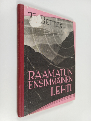 F. Bettex : Raamatun ensimmäinen lehti