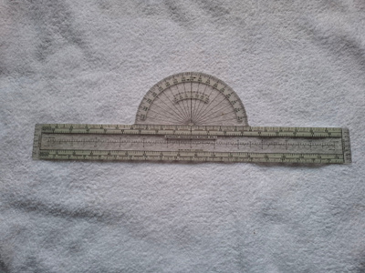 Jeppesen Sanderson PN-1 Flight Navigation Plotter vintage