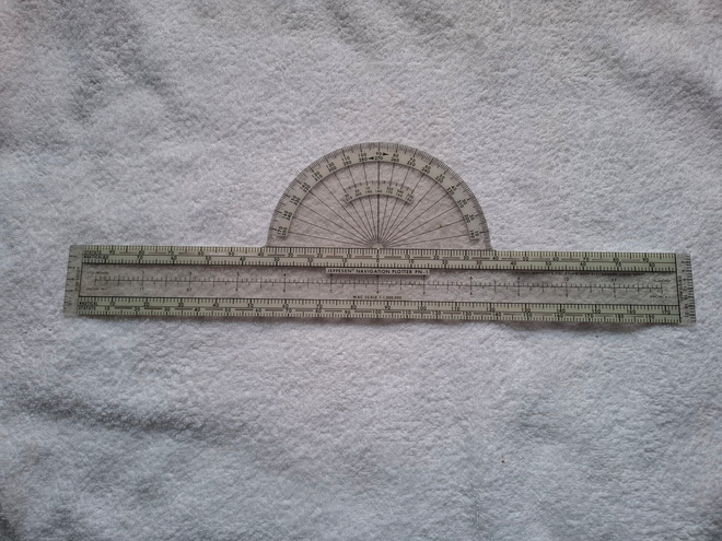 Jeppesen Sanderson PN-1 Flight Navigation Plotter vintage