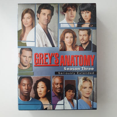 Greyn Anatomia, Kausi 3, 7 Levyn BOX - DVD