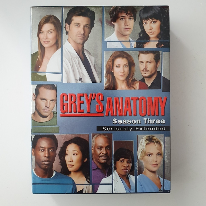 Greyn Anatomia, Kausi 3, 7 Levyn BOX - DVD
