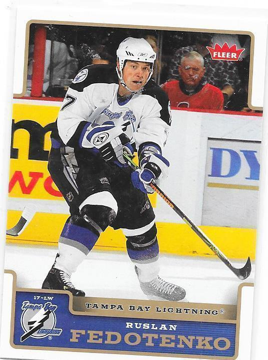 2006-07 Fleer #178 Ruslan Fedotenko Tampa Bay Lightning