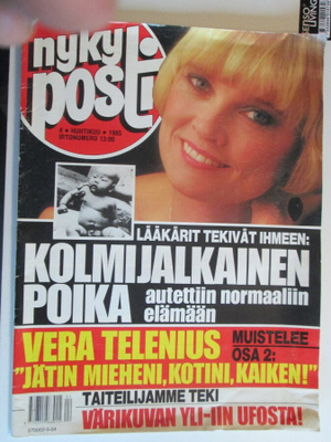 NYKYPOSTI LEHTI 4 / 1985 SISÄLLYSLUETTELO KUVA 2 ja 3