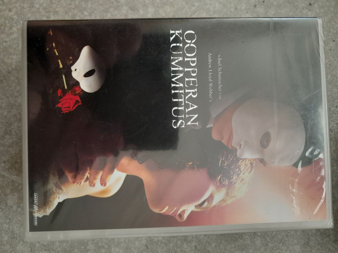 Oopperan kummitus dvd