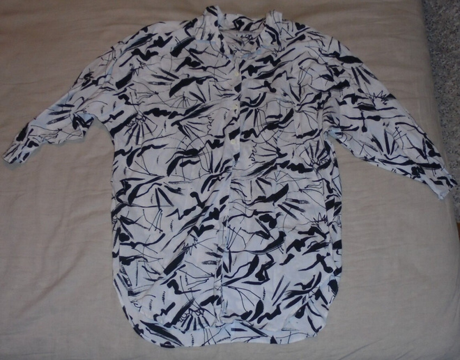 MARIMEKKO # Kauluspaita  -80 luvulta XL