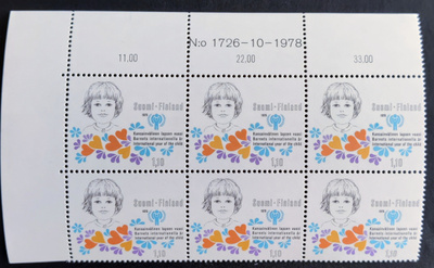1979 Kansainvälinen lasten vuosi numerokuusilo **