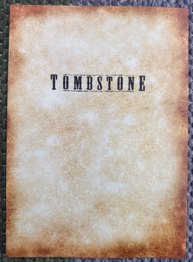 TOMBSTONE BOOKLET VIHKONEN + O.K. CORRAL KARTTA