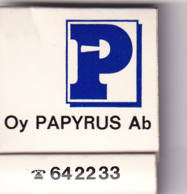 Helsinki, Oy Papyrus Ab,  Mainostikku Hamina  b670