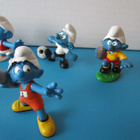 Vintage Schleich Smurffi figuurit, 6 erilaista urheilijaa - pikkukuva 2