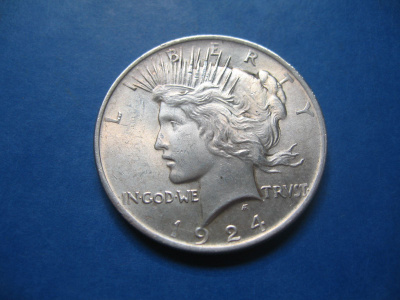 USA 1 dollar hopearaha Peace Dollar - 1924