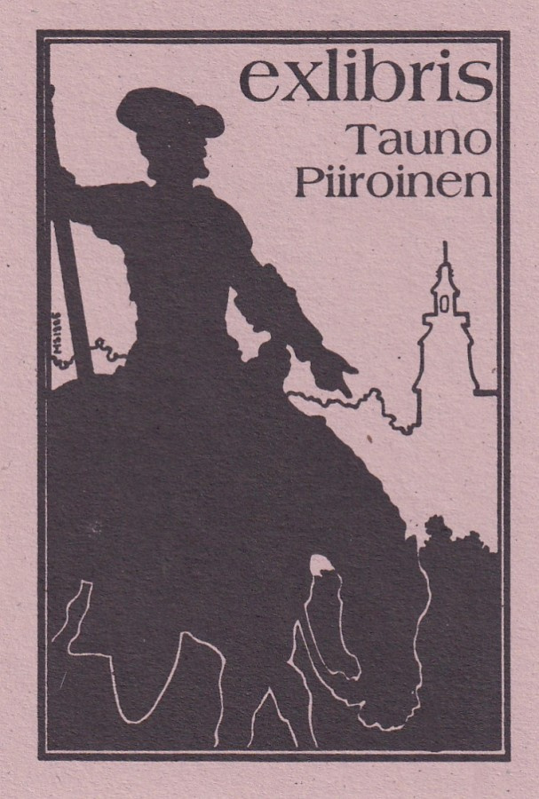 Ex Libris, Tauno Piiroinen ,by Mikael Siirilä 1996  b676
