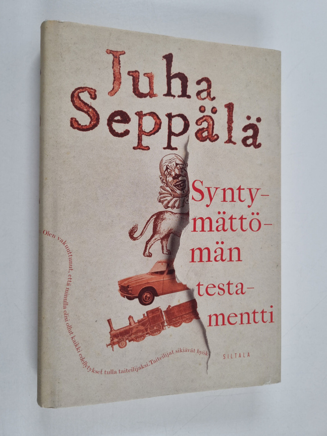 Juha Seppälä : Syntymättömän testamentti : romaani