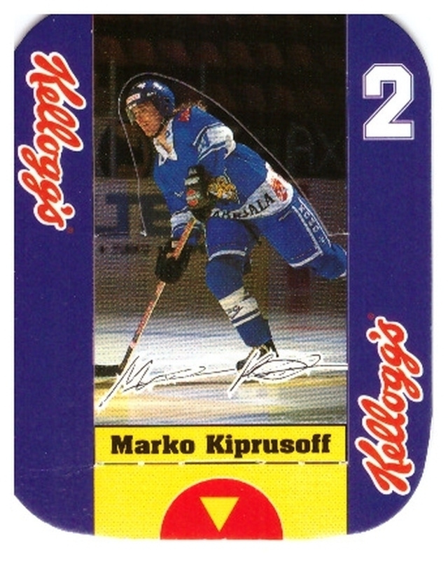 Keloggs Pop-Up MARKO KIPRUSOFF Team FIN