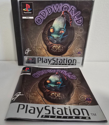 Oddworld: Abe's Oddysee (PS1) (CIB) Platinum