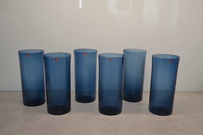 Iittala Wirkkala mehulasit 6 kpl 60-luku