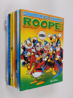 Roope-Setä vuosikerta 2016 (1-7, puuttuu nrot. 8-10)