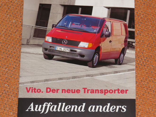 1996 Mercedes-Benz Vito esite - KUIN UUSI - 14 sivua